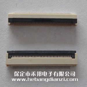 FPC座40P翻蓋 間距0.5