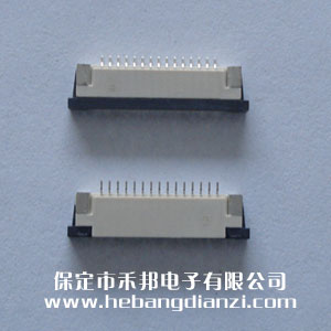 FPC座15P下 間距1.0