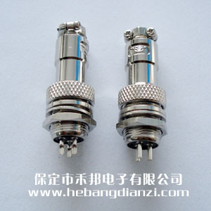 航空插頭 GX12-3P