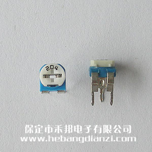 204 臥式藍(lán)白可調(diào)電阻 200K