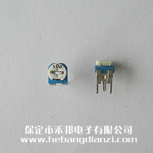 102 臥式藍(lán)白可調(diào)電阻 1K