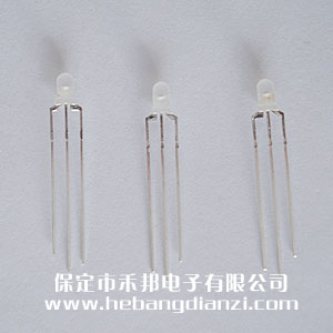 Φ3白-紅綠雙色共陽