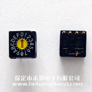 編碼開關0-F 直插