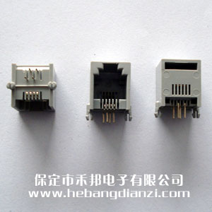 RJ11座 4P臥式(6P4C)