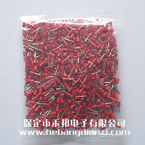 VE管型端子 E1008 內(nèi)孔徑1.4 紅色