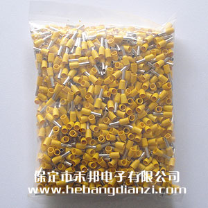 VE管型端子 E2508 黃色